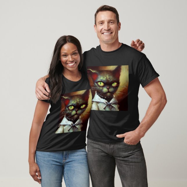 Cat Frankenstein T Shirt (Unisex)