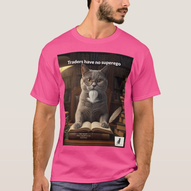 Cat Freud: Aktörerna har ingen superego T Shirt (Framsida)