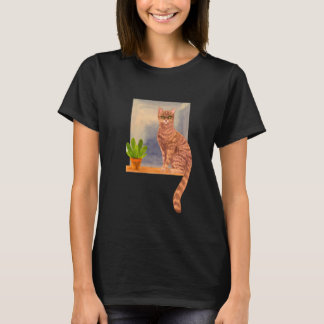 Cat Friends Älskare T Shirt