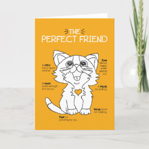 Cat Friends Art Kitten Best Friends for Art Tack Kort