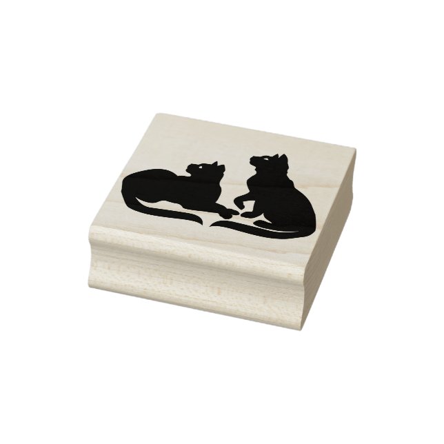 Cat Frimärke Cute Cat Lover Rubber Frimärke Stämpel (Stämpel)