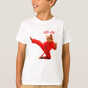 CAT FU T SHIRT