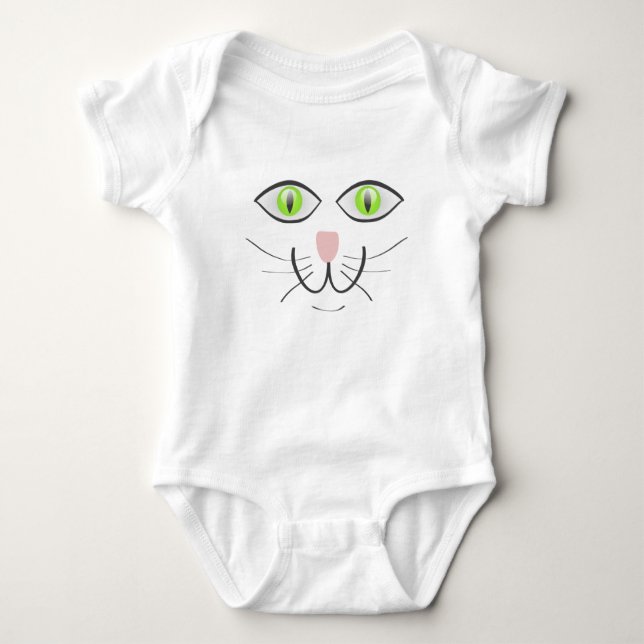 Cat Funny Ansikte Tecknad-29034 T Shirt (Framsida)