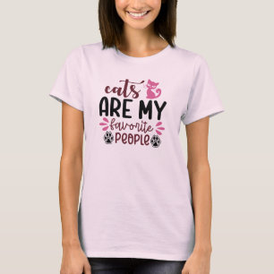 Cat Funny-citattecken T Shirt