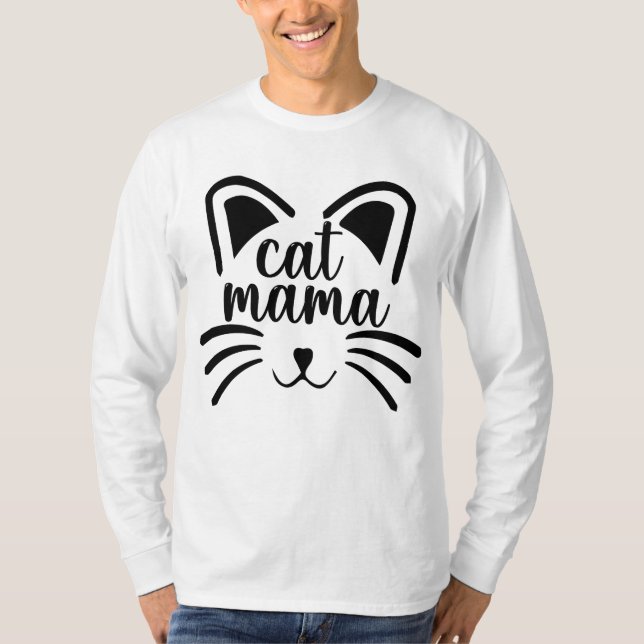 Cat Funny-citattecken T Shirt (Framsida)