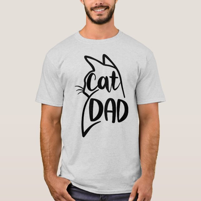 Cat Funny-citattecken T Shirt (Framsida)