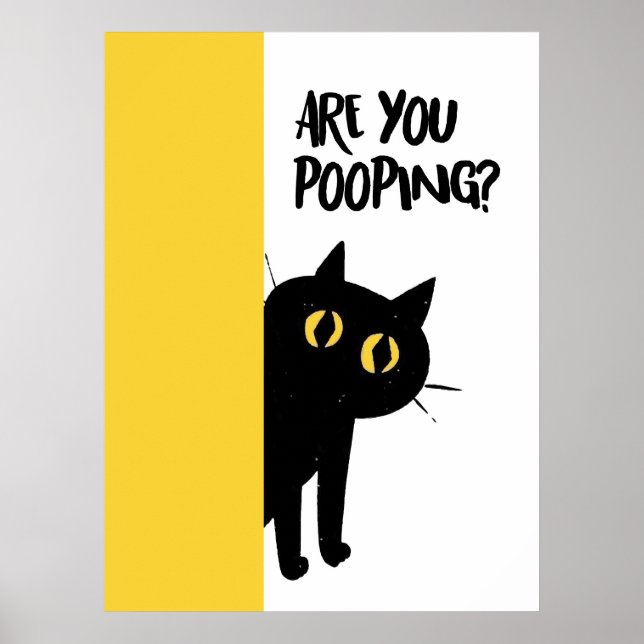 Cat | Funny & decorative Poster  (Framsidan)