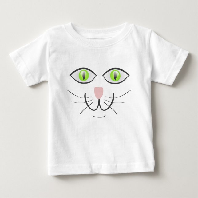 Cat Funny Face Cartoon-29034 T Shirt (Framsida)
