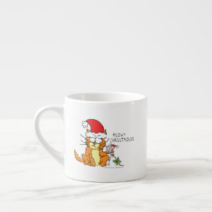 Cat Funny jul Tecknad Cute Mouse Espressomugg