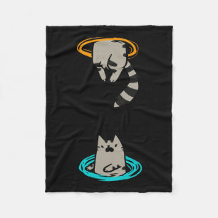 Cat Funny Video Game Animal Fleecefilt
