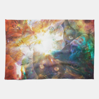 Cat Galaxy Kökshandduk