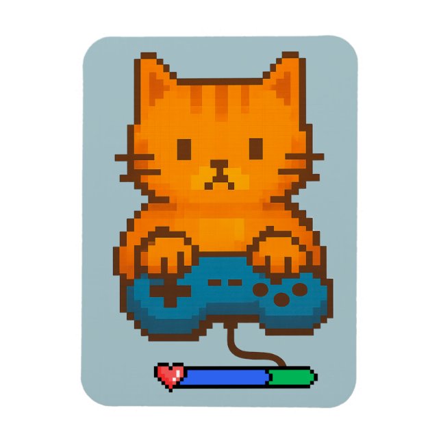 CAT GAMER MAGNET (Vertikal)