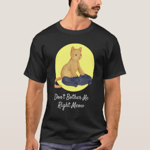 Cat Gaming Video Gamer Bear Me Höger Meow T Shirt