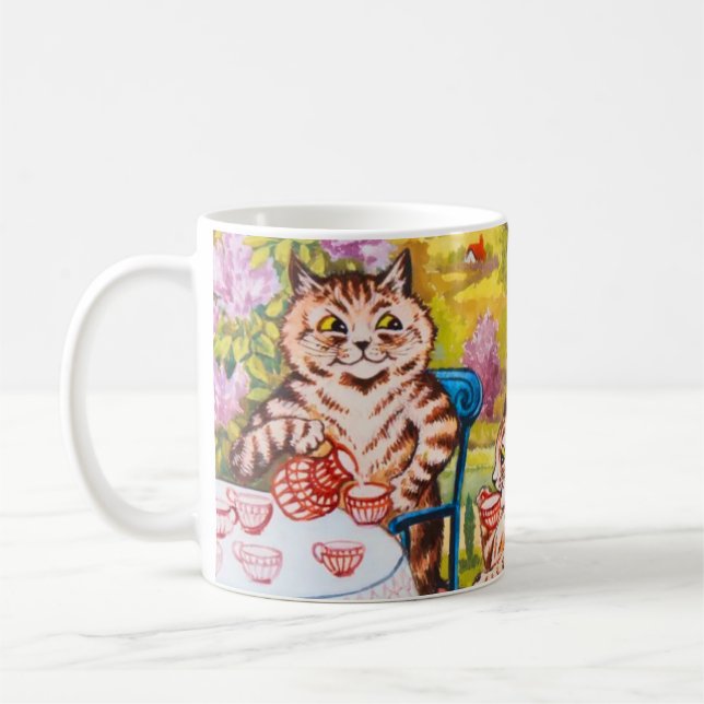 Cat Garden Party Kaffemugg (Vänster)