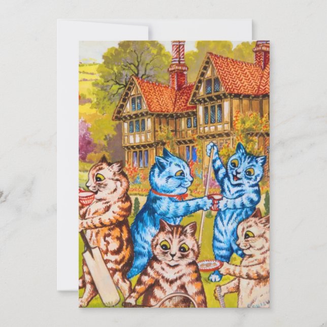 Cat Garden Party Spara Datumet (Framsida)