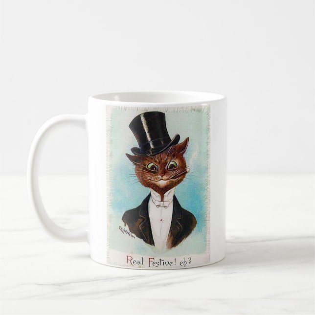 Cat gentleman, Louis Wain Kaffemugg (Vänster)