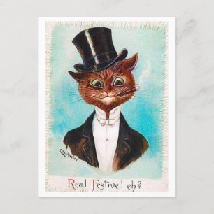 Cat gentleman, Louis Wain Vykort