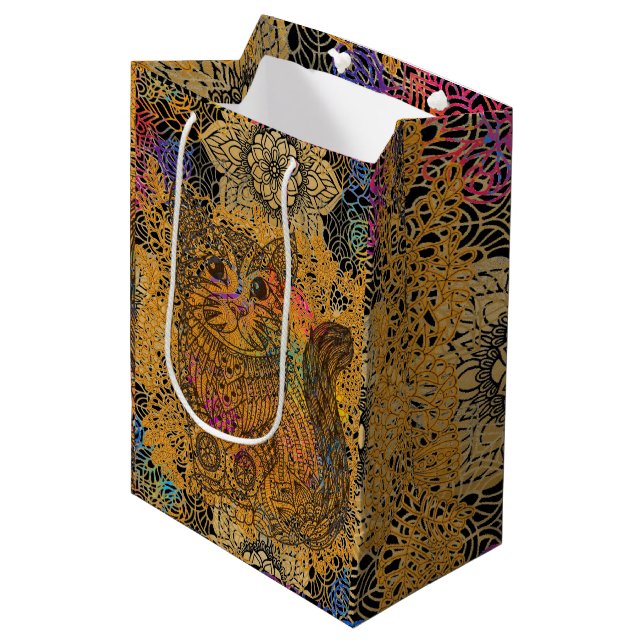 Cat Gift Bag (Framsidan Vinklad)