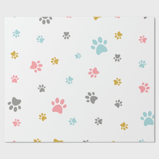 Cat gift wrapping paper presentpapper (Platt)