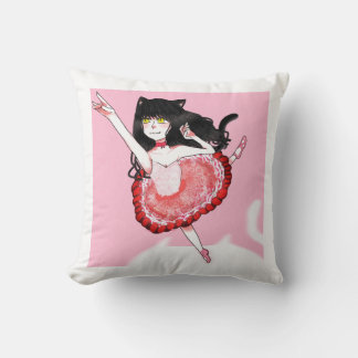 Cat Girl Ballerina Kudde