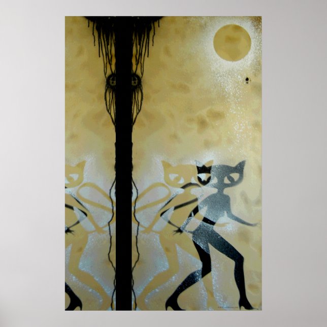 Cat Girl Night Poster (Framsidan)