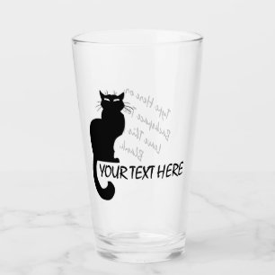 Cat Glass Personlig Lover Glass Glaskopp