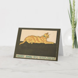 Cat God jul, 1921 Kort