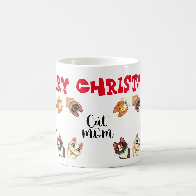 Cat God jul Kaffemugg (Center)