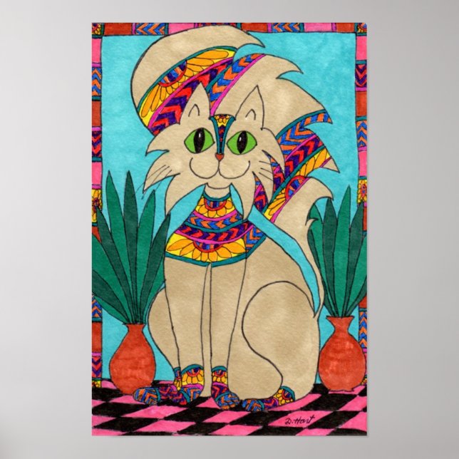 Cat Goddess Poster (Framsidan)