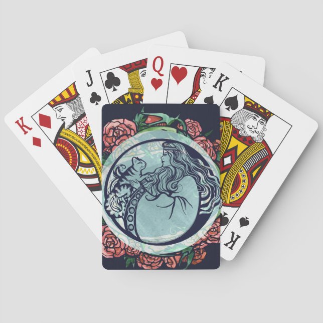Cat Goddess Ro Casinokort (Baksidan)