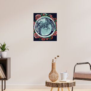 Cat Goddess Ro Poster