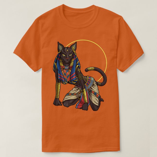 Cat GoddessEgyptian Goddess Bastet T Shirt (Design framsida)