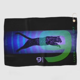 Cat Golf Towels 9-liv