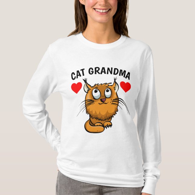 CAT GRANDMA T-SHIRTS (Framsida)