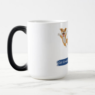 Cat Greeting Morphing Coffee Cup Magisk Mugg
