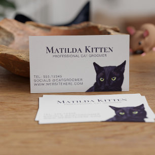 Cat Grooming Anpassningsbar Pet-Affärskortet Visitkort