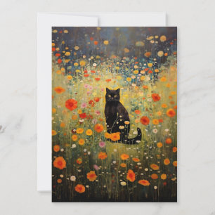 cat gustav klimt inbjudningar