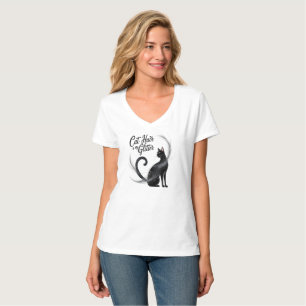Cat Hair är min Glitter - en alldeles sparsam T Shirt