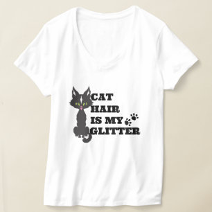 Cat Hair är min Glitter Tee