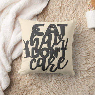 Cat Hair bryr sig inte om Kattunge Kudde