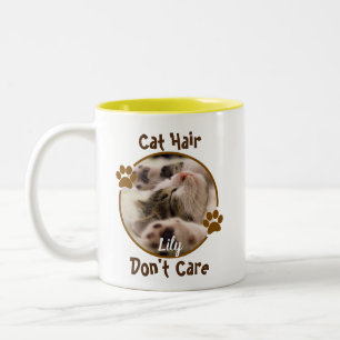 Cat Hair bryr sig inte om Personlig mugg