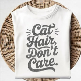 Cat Hair Dont Care Shirt T Shirt