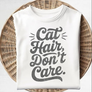 Cat Hair Dont Care Shirt T Shirt
