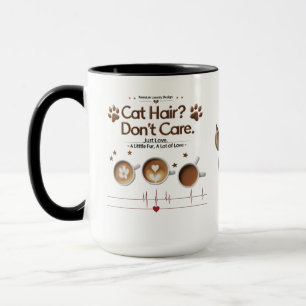 Cat Hair DoT Combo Mugg - Coffee & Cat Lover