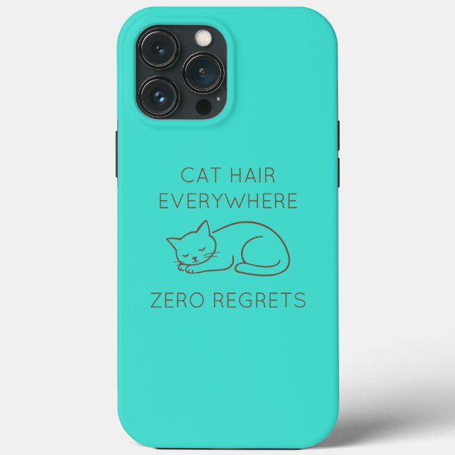Cat hair everywhere zero regrets (Baksida)