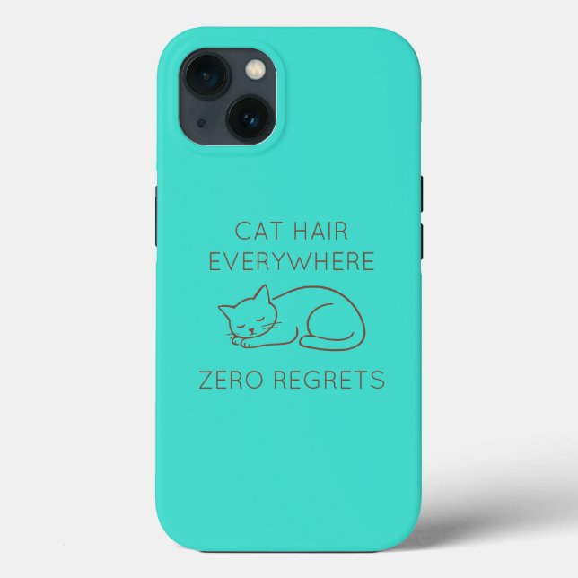 Cat hair everywhere zero regrets (Baksida)