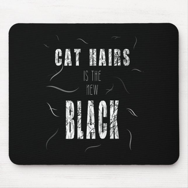 Cat Hair Is The New Black Funny  Musmatta (Framsidan)