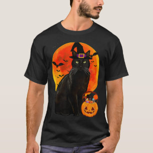 Cat Halloween Bombay Jack o lantern Pumpkin T Shirt