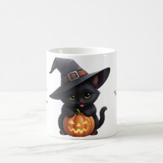 Cat Halloween Family Kaffemugg