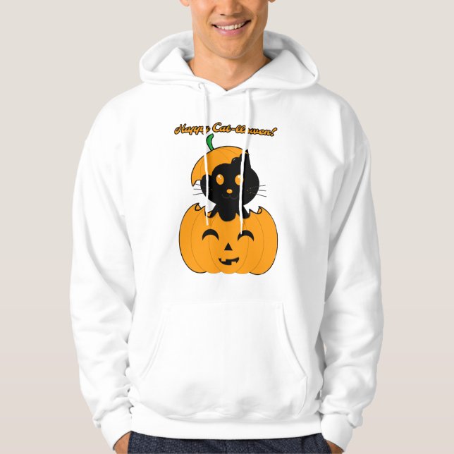 Cat-halloween Hoodie (Framsida)